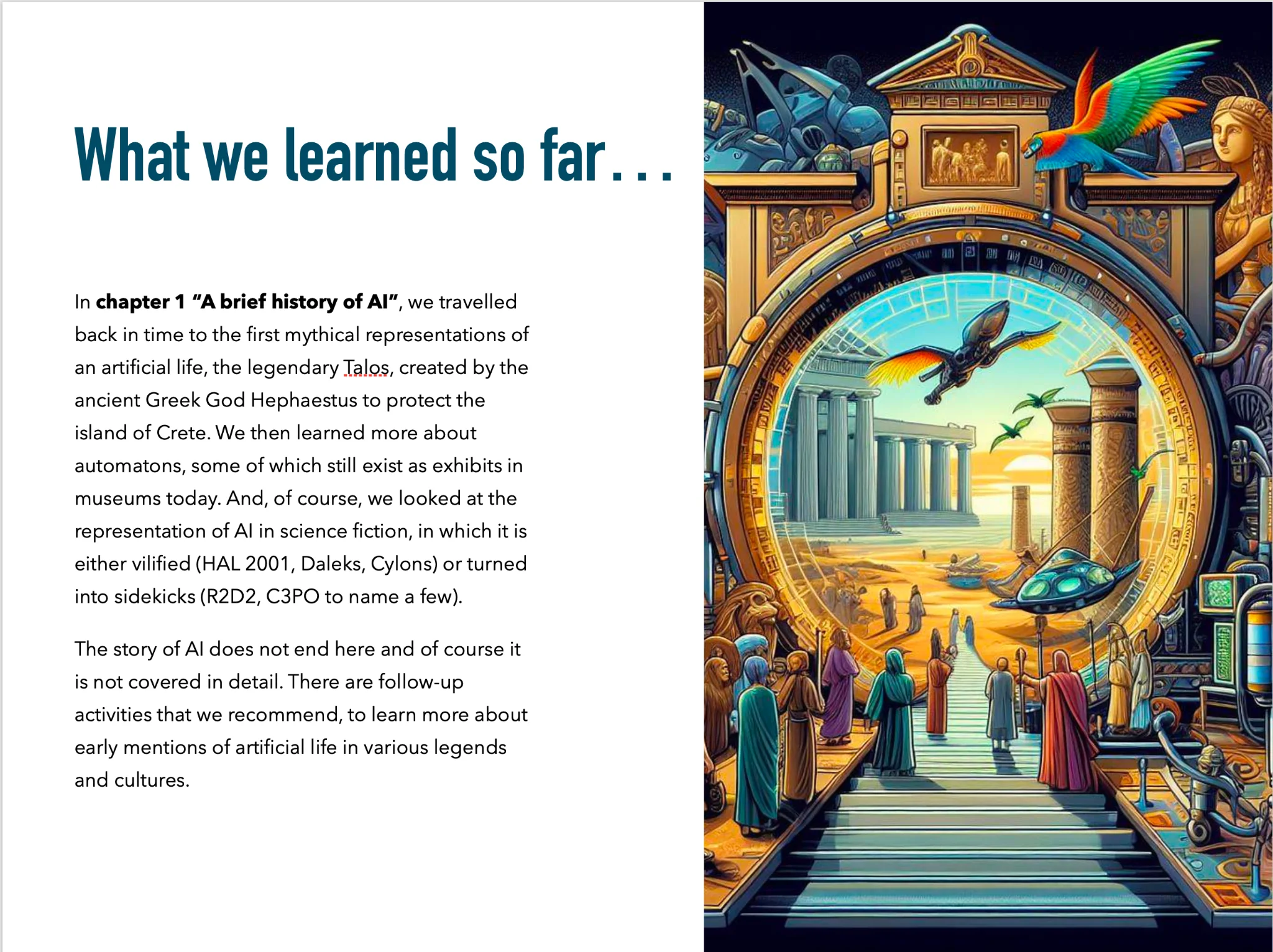 Selected page from Artificial Intelligence: Teaching & Learning with AI