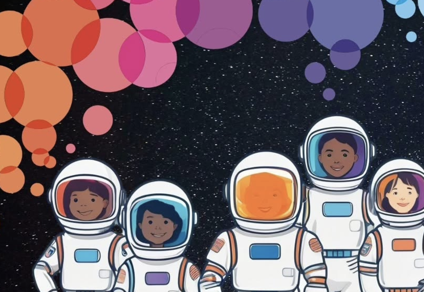 CodeWeek image with astronauts
