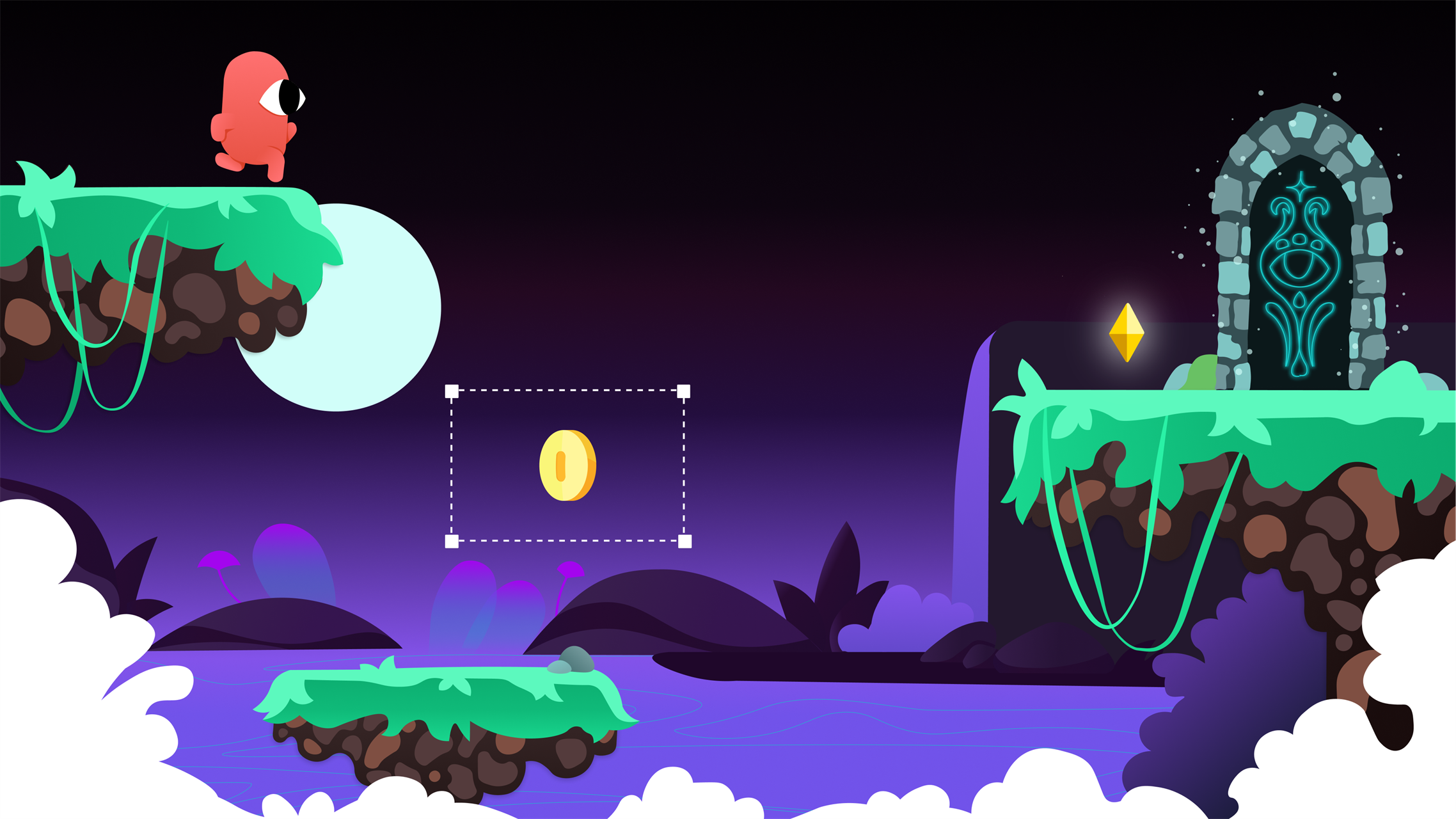 Screenshot from the Gdevelop application